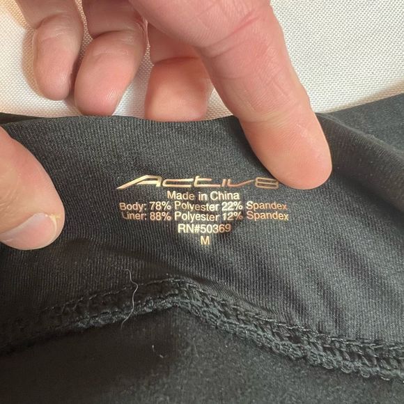 Activ8 Full Coverage Black Sports Bra‎ Workout Exercise Fitness Women’s Sz Small - Picture 5 of 10